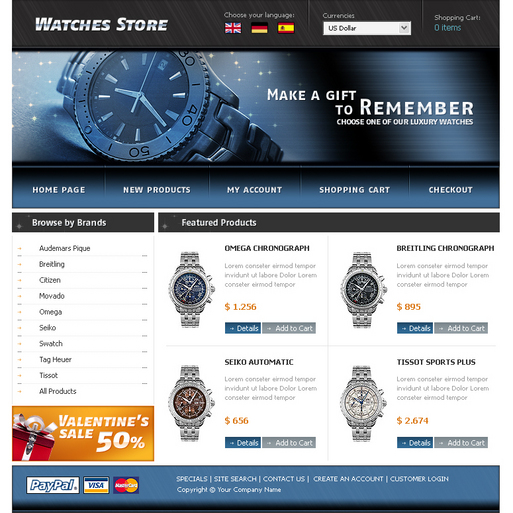 Интернет магазин за мъжки и дамски часовници