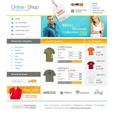 Free osComemrce template за онлайн магазин за дрехи и обувки